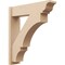 Ekena Millwork 8-in W x 32-in D x 36-in H Balboa Trad Rough Cedar Woodgrain TimberThane Outlooker, Primed Tan OUTUR080X32X36BOA04RCPR - alternate 1